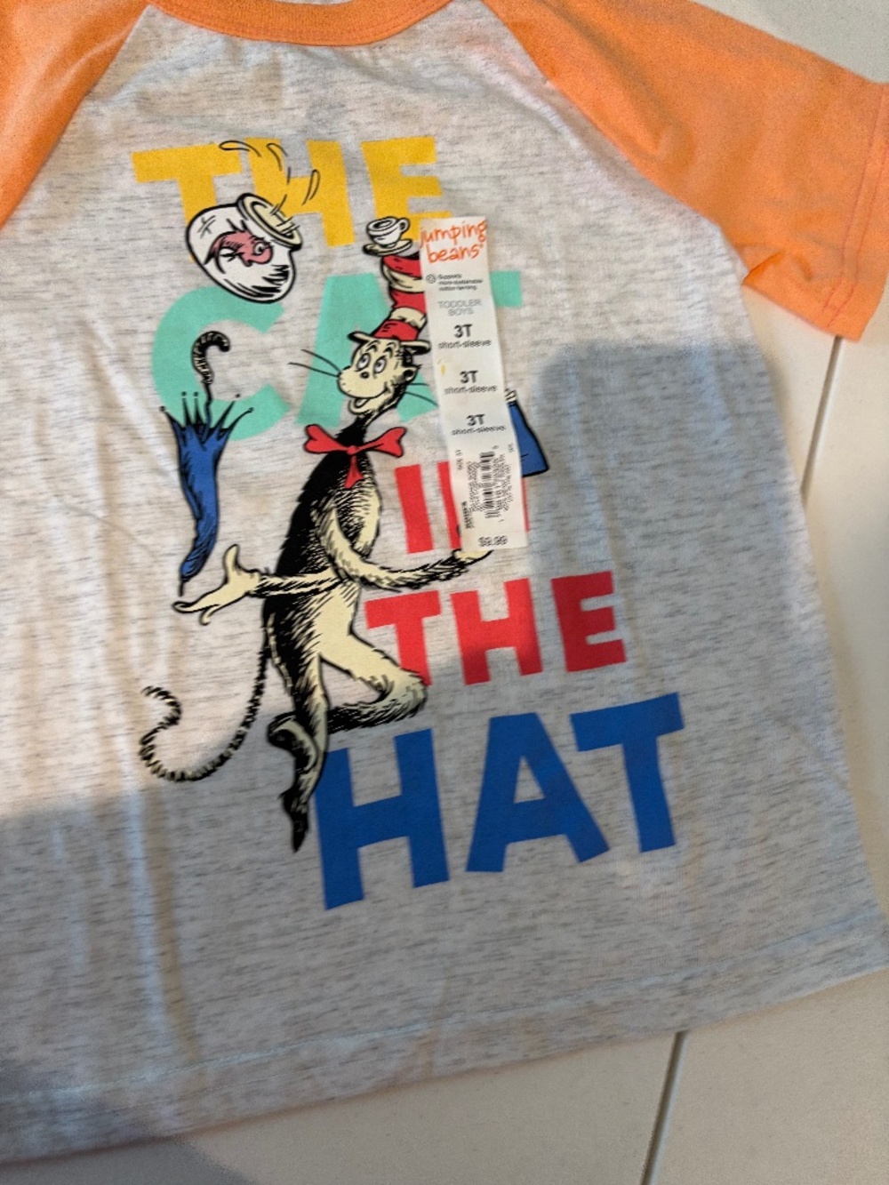 Child’s Cat and The Hat Tee Short